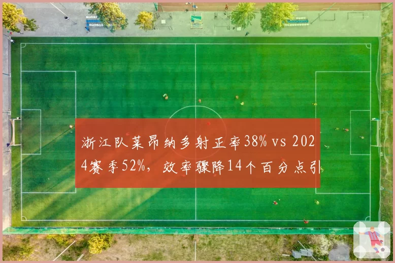 浙江队莱昂纳多射正率38% vs 2024赛季52%,效率骤降14个百分点引发状态质疑
